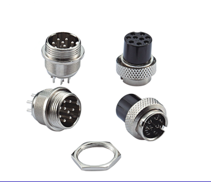 Датчик коннектор Мужской Женский Панель переднее крепление Резьбовые фитинги для труб GX12 угловой разъем