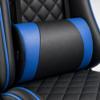 Chaise de jeu ergonomique à dossier haut avec accoudoirs 2D et repose-pieds, idéale pour la maison, vente directe usine