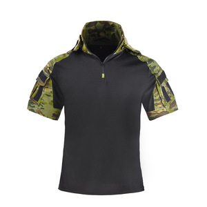 Offre Spéciale G5 un ensemble complet de <span class=keywords><strong>vêtements</strong></span> de chasse en plein air à manches courtes uniformes tactiques vert chemise tactique grenouille pour l'extérieur - Product Image 4