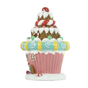 Trong nhà polyresin Gingerbread Ice Cream trang trí nội thất giáng sinh bảng kẹo trang trí nội thất - Product Image 4