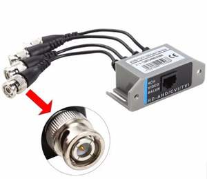 Productos de CCTV con Certificación CE y FCC, <span class=keywords><strong>Balun</strong></span> de <span class=keywords><strong>Video</strong></span> Pasivo de 4 Canales HD-CVI/TVI/AHD para Sistemas de Seguridad - Product Image 3