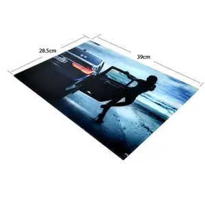 Planche à découper rectangulaire en verre trempé, blocs à découper au fromage blanc, Sublimation, grande 28.5x39cm, 8 pièces