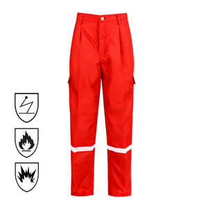 Fournisseur d'usine, certificat CE, ignifuge, DuPont Nomex Aramid FRC, vêtements de travail FR, pantalon ignifuge résistant au feu pour hommes - Product Image 4