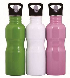 Stainless Steel Vacuum Insulated Tumbler 12-24 Hours Thermal Bottle for Travel with Lid in Green White Pink - Product Image 1