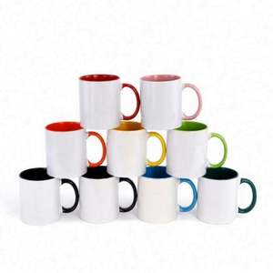 Mug à café en céramique personnalisé AGH Wholesale, 11 oz, avec photo couleur sur le rebord intérieur, sublimation - Product Image 1