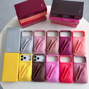 Funda para Teléfono con Brillo Labial, Empaque de Cartón de Alta Calidad para <span class=keywords><strong>iPhone</strong></span> 11 12 <span class=keywords><strong>13</strong></span> 14 15 16 17 <span class=keywords><strong>Pro</strong></span> Max, Funda con Brillo Labial - Product Image 1