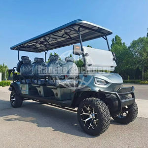 2 4 6 8 Person 48v Voiturettes de golf électriques levées pour la rue Buggy de golf Club électrique Voiture de golf à vendre - Product Image 1