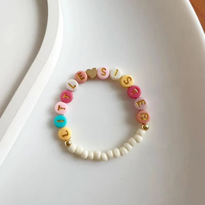 <span class=keywords><strong>Bracelet</strong></span> personnalisé de perles de rocaille Big Sister, <span class=keywords><strong>bracelet</strong></span> coloré pour enfant, bijoux pour nouveau cadeau de bébé - Product Image 3