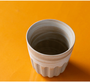 Sculpture en relief classique 200 ml en porcelaine fine concentrée, durable, écologique, sans BPA, compatible lave-vaisselle, style floral pour café et thé - Product Image 5