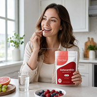 Orcas OEM Marque Privée Astaxanthine en Gélules Molles 12mg Huile MCT Microalgues Complément Alimentaire 60 Gélules 2 par Jour Durée de Conservation 36 Mois