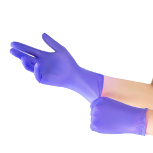 Multi-Colored Disposable Nitrile General Purpose Safety <strong>Gloves</strong> Anti-slip Elastic Cuff Stretchy Waterproof Nitrile <strong>Gloves</strong> - Product Image 2