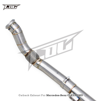 Tuyau d'échappement de soupape OEM pour Mercedes-Benz CLE53 AMG 3.0T 2024-2025, échappement en acier inoxydable Catback avec kit de commande de soupape
