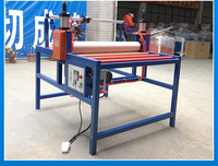 Machine de lamination rapide mécanique manuelle sur mesure de 2 m pour le collage à chaud de feuilles de peintures en porcelaine cristalline