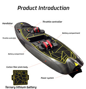 Planche de surf électrique en fibre de carbone 12KW avec contrôle de vitesse de 55 kilomètres par heure pour l'exercice en plein air - Product Image 1