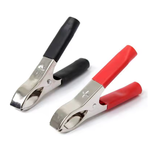 30A rouge + noir 80mm Crocodile voiture <span class=keywords><strong>caravane</strong></span> Van batterie Test plomb Clips meilleure Promotion pinces crocodiles - Product Image 4