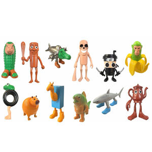 HY Popular Tung Sahur & Brr Patapim Shark PVC Llaveros Montañas americanas y mares Cute Cake Topper - Product Image 3