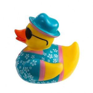 Patitos de Goma Amarillos de 5 Pulgadas con Logotipo Personalizado para Adultos y Bebés, Diseños Surtidos, Juguetes de Bañera con Sonido, Paquete Familiar - Product Image 4