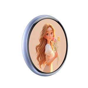 Badge électronique intelligent AI avec écran tactile IPS HD de 1,85 pouce, transfert de photos et de selfies via Bluetooth, badge numérique intelligent AI - Product Image 6
