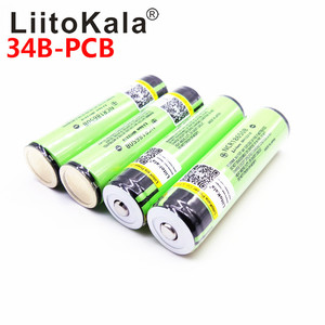 حار الأصلي LiitoKala محمية 100% الأصلي NCR18650B <span class=keywords><strong>18650</strong></span> 3400mah بطارية قابلة للشحن مع 3.7V ثنائي الفينيل متعدد الكلور