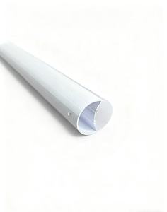 Ls <span class=keywords><strong>T5</strong></span> T8 hình elip kép màu LED Đèn nhà ở màu trắng sữa nhựa với khe cắm thẻ PC Bìa đùn modling loại - Product Image 2