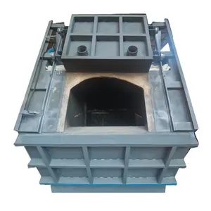 Aluminum recycling plant with gas fired heavy oil fuel furnace stove to make Aluminum ingot raw material UBC cans scraps furnace