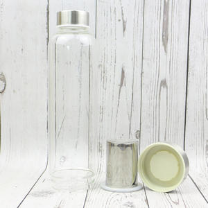 Bouteilles d'eau en verre étanches de 500ml sans Bpa avec infuseur à thé en acier inoxydable - Product Image 5