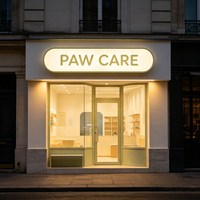 Panneau publicitaire horizontal étanche en acrylique LED pour clinique médicale et dentaire, personnalisé