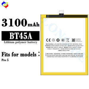 แบตเตอรี่โทรศัพท์มือถือ3100mAh 4.35V BT45A สำหรับ <span class=keywords><strong>Meizu</strong></span> <span class=keywords><strong>PRO</strong></span> <span class=keywords><strong>5</strong></span>แบตเตอรี่ลิเธียมไอออนของแท้ - Product Image 3