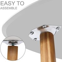Ensemble de 2 tables basses triangulaires gigognes, table basse moderne minimaliste, table d'appoint