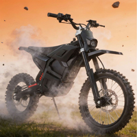 Motocicleta Eléctrica Todoterreno de Alta Potencia 5500W para Adultos, Nueva Tendencia de Fábrica, Motocross con Batería de 60V 27Ah y Velocidad de 70km/h