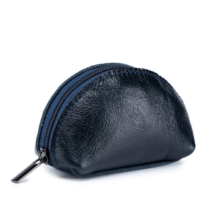 Cute Genuine Oil Wax Leather Mini Zipper Change <b>Coin</b> Purse Girls Small Storage <b>Pouch</b> - Product Image 3