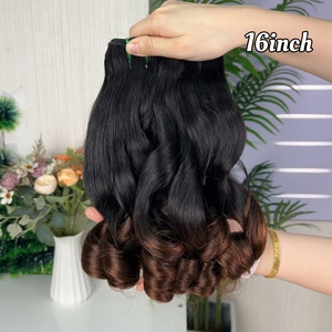 12a Super Double Drawn Virgin Human Hair Bouncy Curly Bundles - Product Image 4