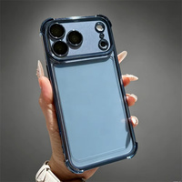 Étui Classique Antichoc Sans Cadre pour iPhone 18 Pro Max 17 Air 16 15 14 13 12 Pro – Coque de Protection Transparente en Acrylique de Luxe
