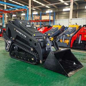 Mini diesel selip Steer Derette pabrik Cina baru V1000 Crawler Skid <span class=keywords><strong>Loader</strong></span> miniatur <span class=keywords><strong>Front</strong></span> End <span class=keywords><strong>Loader</strong></span> murah untuk dijual - Product Image 1