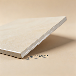 Carreaux muraux décoratifs modernes en porcelaine beige camel 200x200mm <span class=keywords><strong>effet</strong></span> pierre sablée brillante pour salle de bain, cuisine et <span class=keywords><strong>mur</strong></span> d'accent - Product Image 5