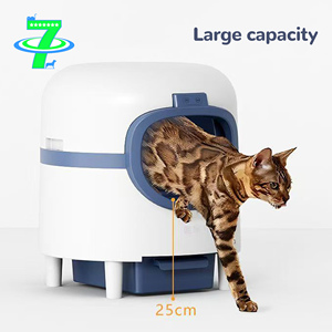 DSDT Smart Litter Box <strong>Cat</strong> 003 Fully Automatic <strong>Cat</strong> Toilet Easy Clean Large Space Chamber (15L Inner Space) Odor Removal Function - Product Image 3