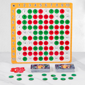 Wooden 3-in-1 Multiplication PK Battle Math Game Multiplication <b>Table</b> Sudoku Puzzle Educational Toy Preschool Children XM-LMS - Product Image 4