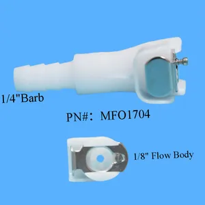 OEM/ODM 1/8 Flow Pipe Connectors Quick Couplings Disconnect Fittings Plastic Water Pipe Fittings