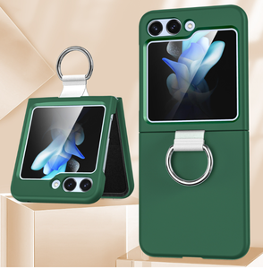 Étui porte-anneau transparent de luxe pour Samsung Galaxy <span class=keywords><strong>Z</strong></span> <span class=keywords><strong>Flip</strong></span> 6 5 <span class=keywords><strong>4</strong></span> couverture acrylique transparente ultra mince dure pour Samsung Flip6 Flip5 - Product Image 1