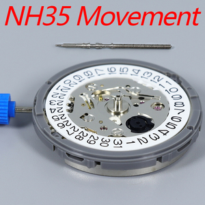 <span class=keywords><strong>Mouvement</strong></span> de montre automatique mécanique japonais blanc <span class=keywords><strong>NH35A</strong></span>, remplacement de montre à 3 heures, mod - Product Image 5