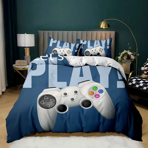 Housse de couette 3D BLACK pour console de jeu Ensemble de literie pour manette de jeu de couleur, adapté aux garçons et adolescents Vente en gros - Product Image 5