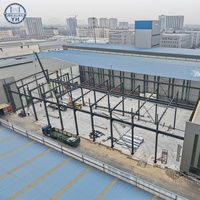 Estructura de Acero Galvanizado en Caliente de Primera Calidad, Almacén Moderno, Edificio de Almacenamiento Metálico Duradero Anticorrosión, Taller, Gimnasio, Supermercado