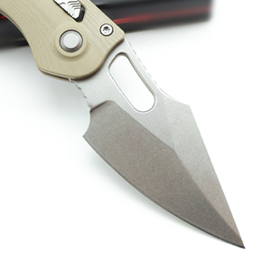 D2 lưỡi thép <span class=keywords><strong>G10</strong></span> xử lý gấp dao tùy chỉnh OEM chiến thuật dao cho săn bắn ngoài trời cắm trại vật liệu không gỉ lớp DIY - Product Image 3