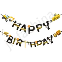Party Supplies Construction Birthday Party Supplies Decorations Kits Set