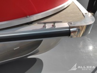 Allsea – nouveau design de bateau d'aventure de luxe entièrement soudé, yacht, flotteur, tube en aluminium, bateau ponton de 25 pieds avec certification CE