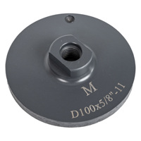 Disques diamantés de 4 pouces remplis de résine avec liant métallique, grains moyens/fins/grossiers pour outils de débavurage du granit