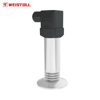 Transmisor de Presión Sanitario de Alta Temperatura Factory 131 con Conexión Tri-Clamp, Conector Hirschmann, Membrana Plana, IP65, para Gas y Alimentos