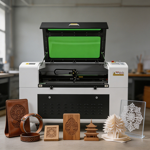 Máquina de Grabado Láser CO2 9060 en Oferta para Acrílico, Madera, MDF, Papel, Vidrio y Materiales No Metálicos, Compatible con DST, DXF, PLT - Product Image 5