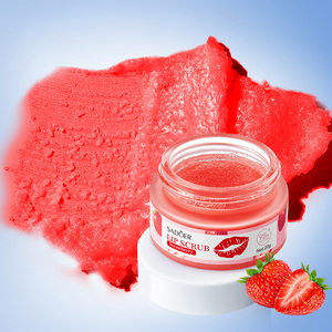 Pot Exfoliant Éclaircissant pour les Lèvres Rose et Végan Sur Mesure, Bâtonnet Exfoliant Moussant avec Brosse, <span class=keywords><strong>Baume</strong></span> à Lèvres Minéral de <span class=keywords><strong>Nuit</strong></span> Marque Privée pour Lèvres Foncées - Product Image 3