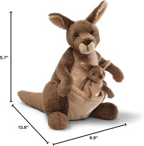 Giocattolo personalizzato <span class=keywords><strong>peluche</strong></span> <span class=keywords><strong>peluche</strong></span> giocattolo adorabile <span class=keywords><strong>canguro</strong></span> con <span class=keywords><strong>peluche</strong></span> rimovibile <span class=keywords><strong>peluche</strong></span> per bambino - Product Image 5